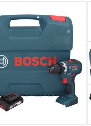 Bosch GSR 18V-55 Profesjonalna akumulatorowa wiertarko-wkrętarka 18 V 55 Nm bezszczotkowa + 1x akumulator 2,0 Ah + ładowarka + walizka L