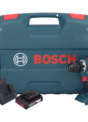 Bosch GSR 18V-55 Profesjonalna akumulatorowa wiertarko-wkrętarka 18 V 55 Nm bezszczotkowa + 1x akumulator 2,0 Ah + ładowarka + walizka L