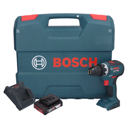 Bosch GSR 18V-55 Professional Perceuse-visseuse sans fil 18 V 55 Nm Brushless + 1x batterie 2,0 Ah + chargeur + L-Case