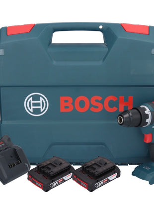 Bosch GSR 18V-55 Professional Perceuse-visseuse sans fil 18 V 55 Nm Brushless + 2x batterie 2,0 Ah + chargeur + L-Case