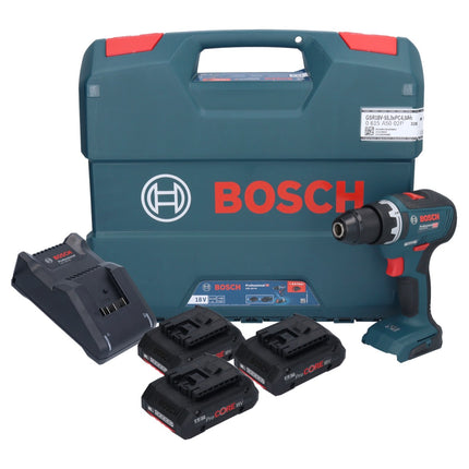 Bosch GSR 18V-55 Professional Perceuse-visseuse sans fil 18 V 55 Nm Brushless ( 0615A5002P ) + 3x batterie ProCORE 4,0 Ah + chargeur + L-Case