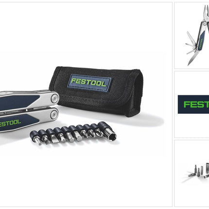 Festool MT-FT1 Multitool 20 in 1 ( 577934 ) Zange / Drahtschneider / Feile / Schraubendreher / Dosenöffner / Kapselheber / Säge / Glasbrecher / Bit-Satz von RICHARTZ