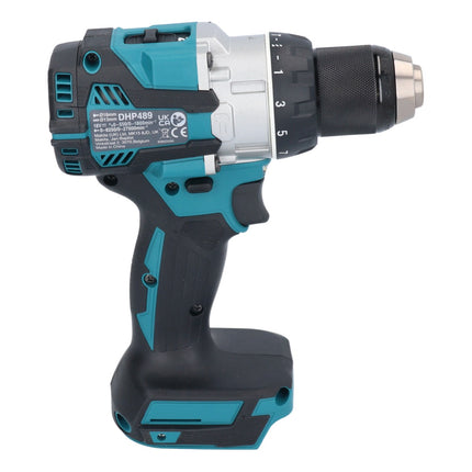 Trapano a percussione a batteria Makita DHP 489 ZJ 18 V 73 Nm brushless + Makpac - senza batteria, senza caricabatterie