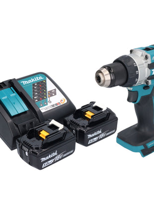 Makita DDF 489 RT cordless drill driver 18 V 73 Nm brushless + 2x rechargeable battery 5.0 Ah + charger