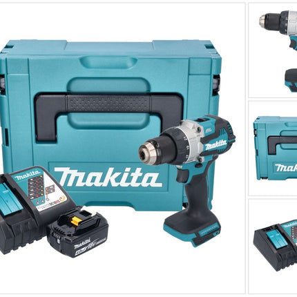 Trapano avvitatore a batteria Makita DDF 489 RM1J 18 V 73 Nm brushless + 1x batteria ricaricabile 4,0 Ah + caricabatterie + Makpac