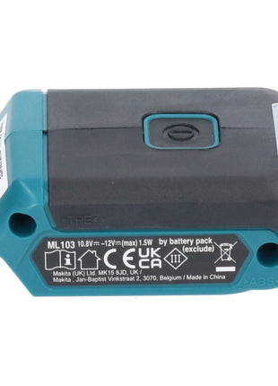 Makita DEBML 103 Latarka akumulatorowa LED 12 V maks. 100 lm Solo - bez akumulatora, bez ładowarki