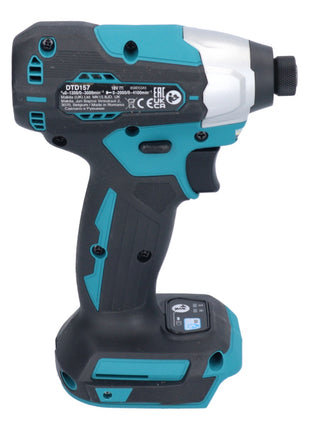 Makita DTD 157 T1 cordless impact wrench 18 V 140 Nm 1/4" brushless + 1x rechargeable battery 5.0 Ah - without charger