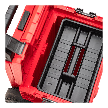 Qbrick System PRO Cart 2.0 Plus RED ULTRA HD impilabile 490 x 415 x 660 mm 29 l IP54 doppio manico telescopico estraibile