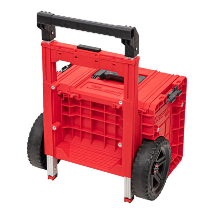 Qbrick System PRO Cart 2.0 Plus RED ULTRA HD impilabile 490 x 415 x 660 mm 29 l IP54 doppio manico telescopico estraibile