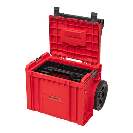 Qbrick System PRO Cart 2.0 Plus RED ULTRA HD impilabile 490 x 415 x 660 mm 29 l IP54 doppio manico telescopico estraibile