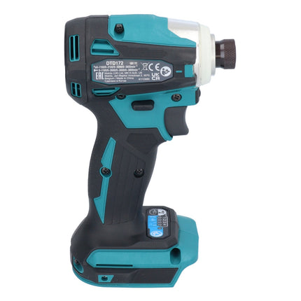 Avvitatore a impulsi a batteria Makita DTD 172 T1 18 V 180 Nm 1/4" brushless + 1x batteria ricaricabile 5,0 Ah - senza caricabatterie