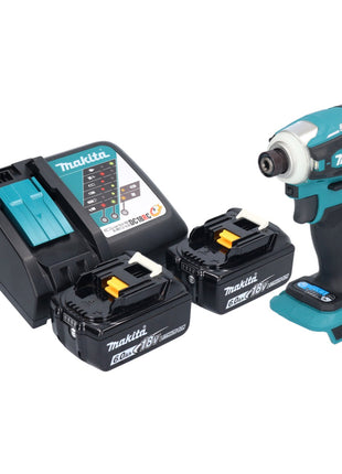 Makita DTD 172 RG Clé à choc sans fil 18 V 180 Nm 1/4'' Brushless + 2x batterie 6,0 Ah + chargeur
