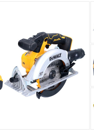 DeWalt DCS 565 N Scie circulaire 18 V 165 mm Brushless + 1x batterie 5,0 Ah - sans chargeur