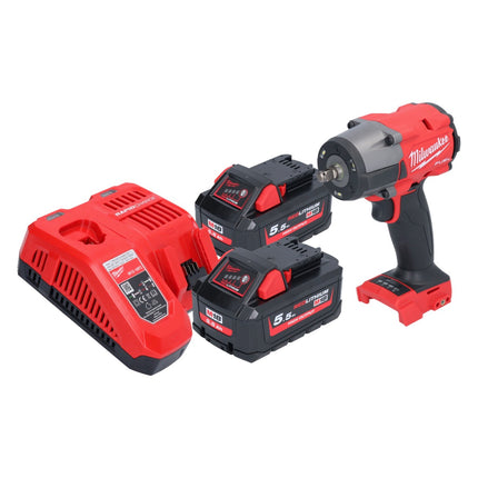 Milwaukee M18 FMTIW2F38-552 Avvitatore a impulsi a batteria 18 V 745 Nm 3/8" brushless + 2x batteria ricaricabile 5,5 Ah + caricatore