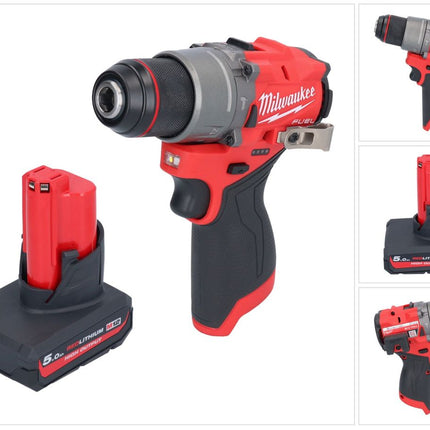 Milwaukee M12 FPD2-501 Akku Schlagbohrschrauber 12 V 45 Nm Brushless + 1x Akku 5,0 Ah - ohne Ladegerät