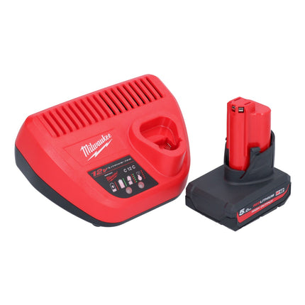 Milwaukee M12 FPD2-501 Akku Schlagbohrschrauber 12 V 45 Nm Brushless + 1x Akku 5,0 Ah + Ladegerät