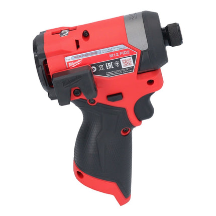 Milwaukee M12 FID2-201 Clé à choc sans fil 12 V 170 Nm 1/4" Brushless + 1x batterie 2,0 Ah - sans chargeur