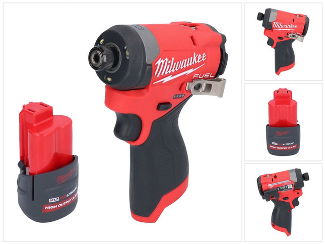Milwaukee M12 FID2-251 Clé à choc sans fil 12 V 170 Nm 1/4" Brushless + 1x batterie 2,5 Ah - sans chargeur