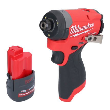 Avvitatore a impulsi a batteria Milwaukee M12 FID2-251 12 V 170 Nm 1/4" brushless + 1x batteria ricaricabile 2,5 Ah - senza caricabatterie