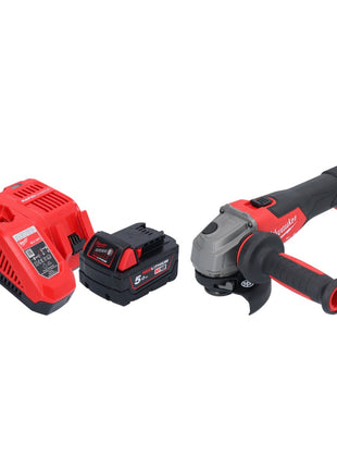 Milwaukee M18 FSAG115X-501 Cordless angle grinder 18 V 115 mm brushless + 1x battery 5.0 Ah + charger