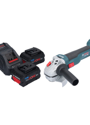 Bosch GWS 18V-10 Professional amoladora angular a batería 18 V 115 mm sin escobillas + 2x batería ProCORE 8,0 Ah + cargador