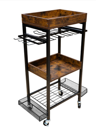 Carrello da officina Toolbrothers per utensili elettrici e manuali in metallo 86 x 45 x 30 cm ( L x P x P ) Ruote di trasporto con freno
