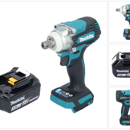 Avvitatore a impulsi a batteria Makita DTW 301 F1 18 V 330 Nm 1/2" brushless + 1x batteria ricaricabile 3,0 Ah - senza caricabatterie