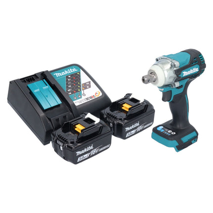 Avvitatore a impulsi a batteria Makita DTW 301 RF 18 V 330 Nm 1/2" brushless + 2x batteria ricaricabile 3,0 Ah + caricabatterie