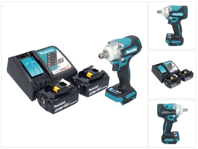 Makita DTW 301 RG Clé à choc sans fil 18 V 330 Nm 1/2" Brushless + 2x batterie 6,0 Ah + chargeur