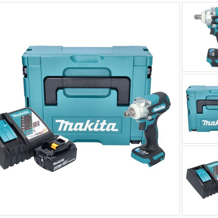 Avvitatore a impulsi a batteria Makita DTW 301 RM1J 18 V 330 Nm 1/2" brushless + 1x batteria ricaricabile 4,0 Ah + caricatore + Makpac