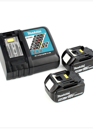 Makita DHR 263 RTJ 2x18V / 36 V SDS-Plus Akku Bohrhammer mit 2 x 5,0 Ah Akku + DC18RC Ladegerät im Makpac 4 - Toolbrothers