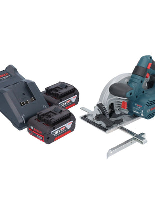 Bosch GKS 18V-57-2 Professional cordless circular saw 18 V 165 mm brushless + 2x rechargeable battery 4.0 Ah + charger