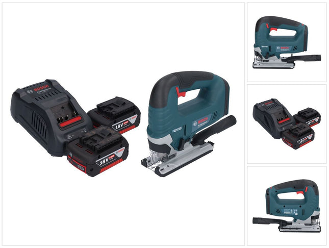 Scie sauteuse sans fil Bosch GST 18V-125 B Professional 18 V 125 mm Brushless + 2 batteries 5,0 Ah + chargeur