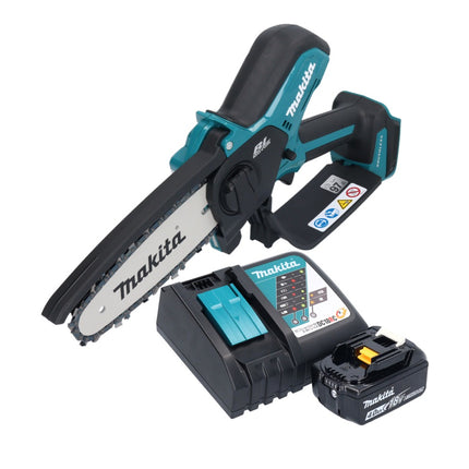 Makita DUC 150 RM 18 V 15 cm Tronconneuse d'elagage sans fil + 1x Batterie 4,0 Ah + chargeur