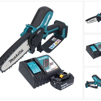 Makita DUC 150 RG Akku Kettensäge 18 V 15 cm Brushless + 1x Akku 6,0 Ah + Ladegerät