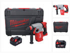 Milwaukee M18 BLHX-501X Marteau combiné sans fil 18 V 2,3 J Brushless + 1x batterie 5,0 Ah + boîte HD - sans chargeur