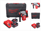 Martello combinato a batteria Milwaukee M18 BLHX-552X 18 V 2,3 J senza spazzole + 2x batteria ricaricabile 5,5 Ah + caricabatterie + scatola HD