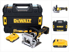 DeWalt DCW 682 NT Fraiseuse sans fil pour chevilles plates 18 V 102 x 20 mm Brushless + 1x batterie 2,0 Ah + TSTAK - sans chargeur