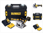 DeWalt DCW 682 D1T Fraiseuse sans fil pour chevilles plates 18 V 102 x 20 mm Brushless + 1x batterie 2,0 Ah + chargeur + TSTAK