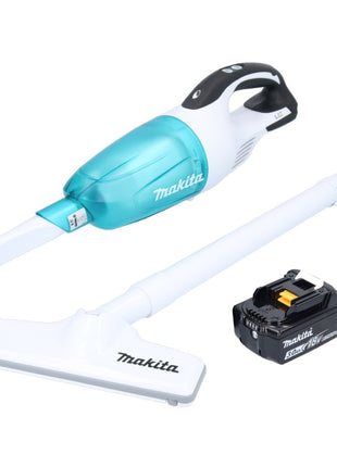 Makita DCL 181 FF1WX Cordless hoover 18 V 53 mbar 0.65 L + 1x rechargeable battery 3.0 Ah - without charger
