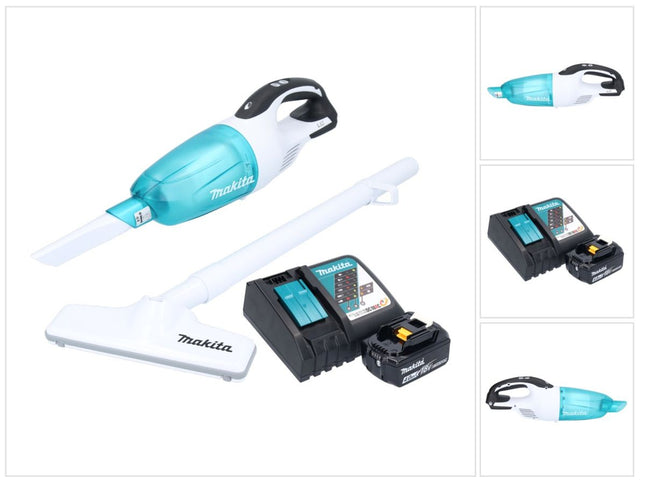 Makita DCL 181 FRM1WX Aspiratore a batteria 18 V 53 mbar 0,65 L + 1x batteria ricaricabile 4,0 Ah + caricatore
