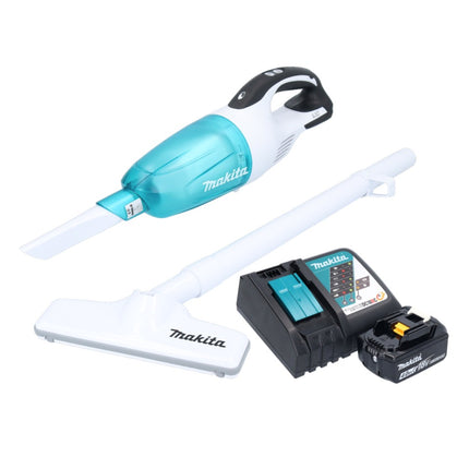 Makita DCL 181 FRM1WX Aspiratore a batteria 18 V 53 mbar 0,65 L + 1x batteria ricaricabile 4,0 Ah + caricatore