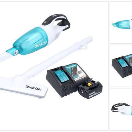Makita DCL 181 FRT1WX aspirateur sans fil 18 V 53 mbar 0.65 L + 1x batterie 5.0 Ah + chargeur
