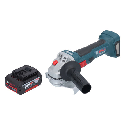 Bosch GWS 18V-7 Smerigliatrice angolare professionale a batteria 18 V 125 mm senza spazzole + 1x batteria ricaricabile 4,0 Ah - senza caricabatterie