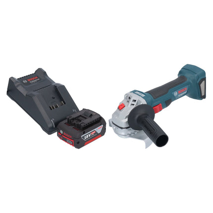 Bosch GWS 18V-7 Smerigliatrice angolare professionale a batteria 18 V 125 mm brushless + 1x batteria ricaricabile 4,0 Ah + caricabatterie