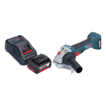 Bosch GWS 18V-7 Smerigliatrice angolare professionale a batteria 18 V 125 mm brushless + 1x batteria ricaricabile 5,0 Ah + caricabatterie
