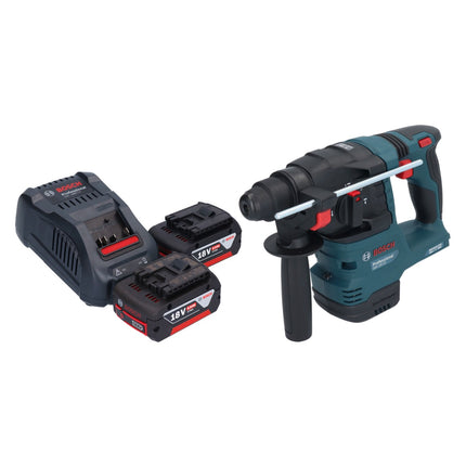 Bosch GBH 18V-22 Trapano a percussione professionale a batteria 18 V 1,9 J SDS Plus Brushless + 2x batteria ricaricabile 5,0 Ah + caricabatterie