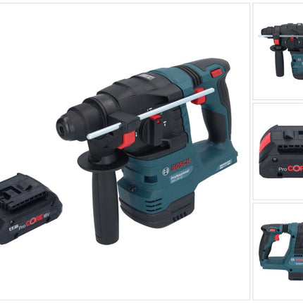 Bosch GBH 18V-22 Professional Akku Bohrhammer 18 V 1,9 J SDS Plus Brushless + 1x ProCORE Akku 4,0 Ah - ohne Ladegerät
