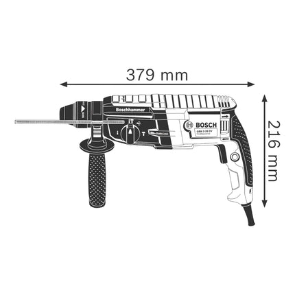 Bosch GBH 2-28 Professional Marteau perforateur Bosch 880 watts 3,2 J SDS ( 0611267500 ) + coffret