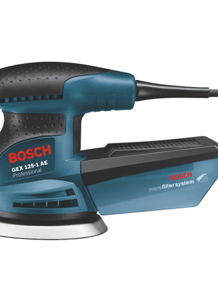 Bosch GEX 125-1 AE Levigatrice rotorbitale professionale 250 watt 125 mm ( 0601387504 ) + custodia